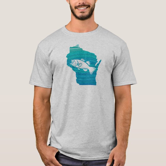 Camiseta Pesca Wisconsin Wave (Anverso)