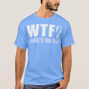 Camiseta Pesca WTF donde está el pez