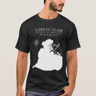 Camiseta Pesca y bandera estadounidense
