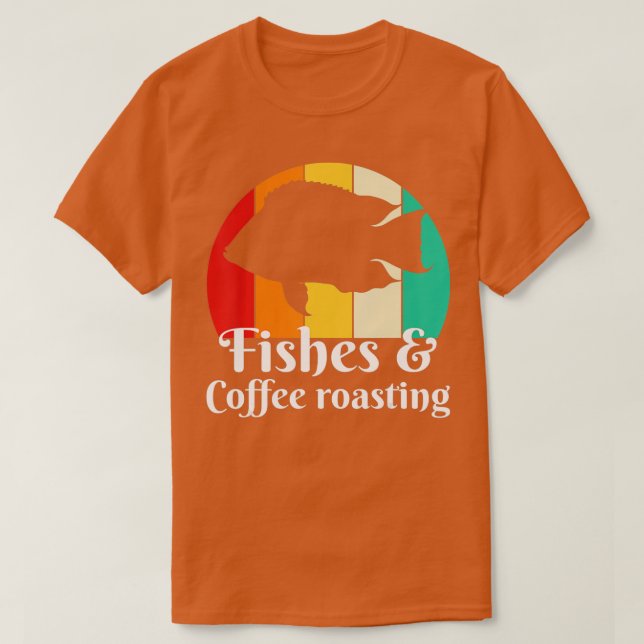 Camiseta Pesca Y Café (Diseño del anverso)
