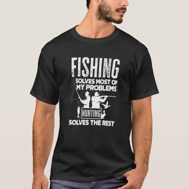 Camiseta Pesca Y Caza De Pescadores Pescadores (Anverso)