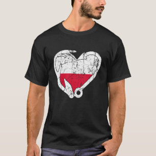 Camiseta Pesca y Caza - Gancho de Pescar Pulido de Astas de