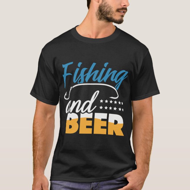 Camiseta Pesca y Cerveza (Anverso)