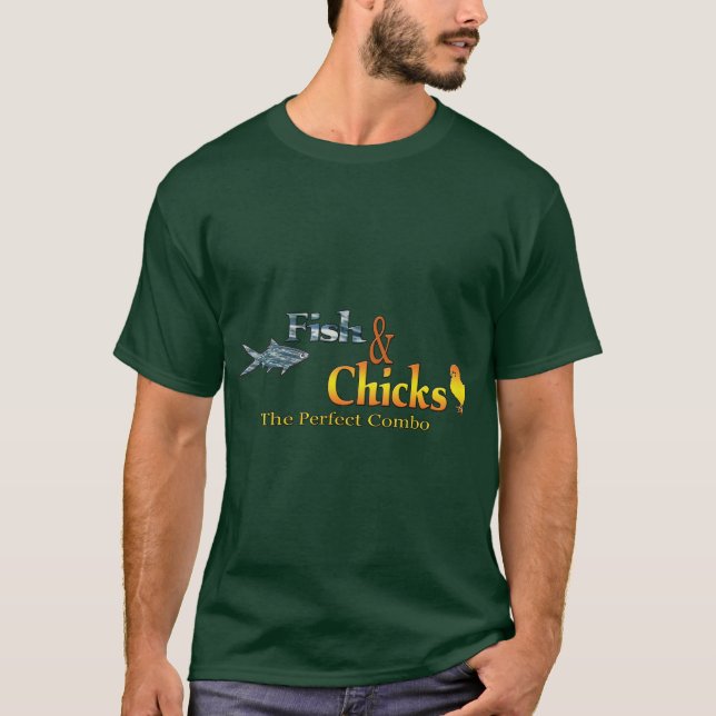 Camiseta Pesca y chicles divertidos (Anverso)