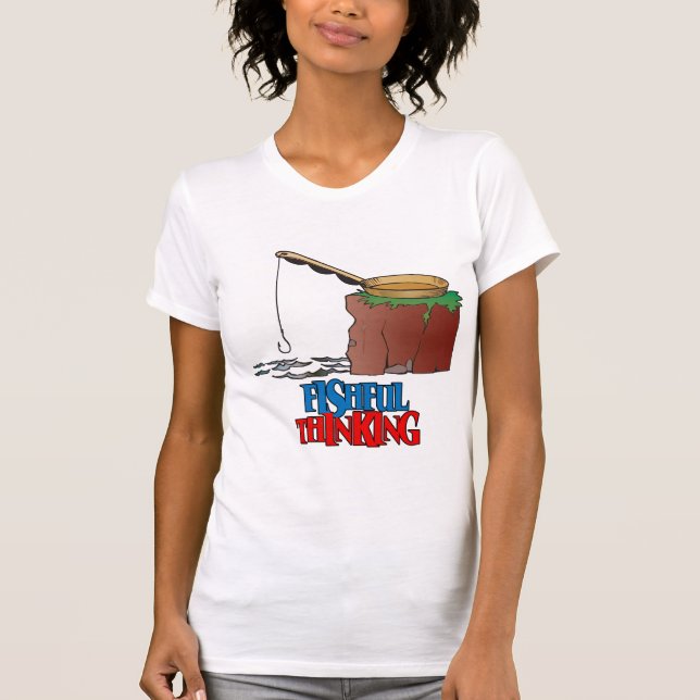 Camiseta Pesca y divertida pesca (Anverso)