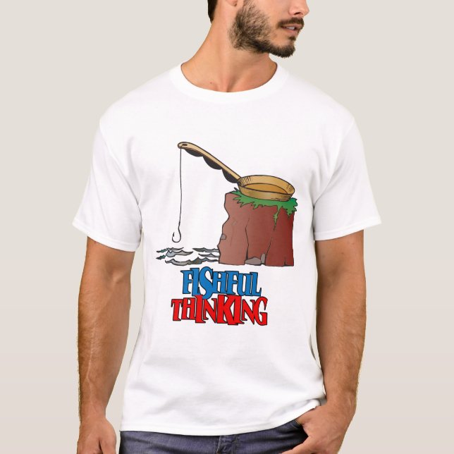 Camiseta Pesca y divertida pesca (Anverso)