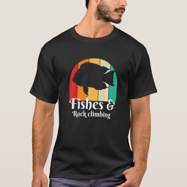 Camiseta Pesca Y Escalada De Rocas (Anverso)