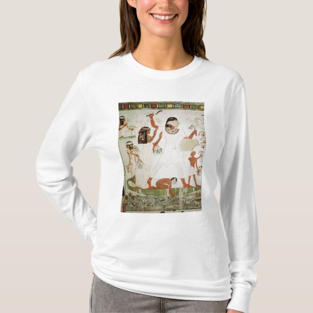 Camiseta Pesca y fowling en los pantanos (Anverso)