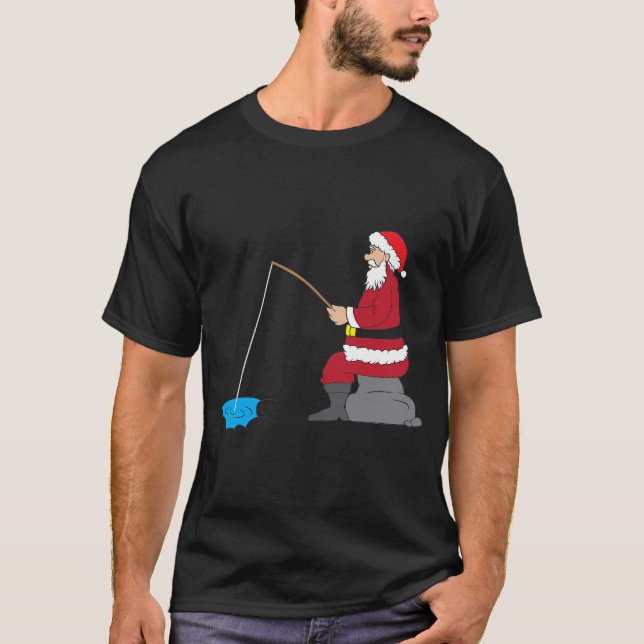 Camiseta Pesca y Navidad (Anverso)