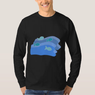 Camiseta Pesca Y Ondas Oceánicas