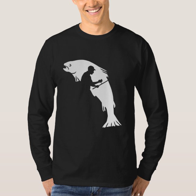 Camiseta Pesca Y Pesca De Pescadores Para Hombres (Anverso)