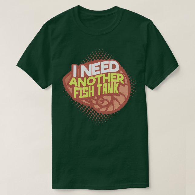 Camiseta Pescado acuario 1 (Diseño del anverso)