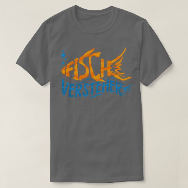 Camiseta Pescado acuario Divertido diciendo 3 (Diseño del anverso)