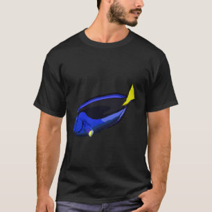 Camiseta Pescado acuario marino Regal Blue Tang - Coral Ree
