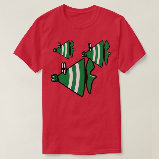 Camiseta Pescado acuático (Diseño del anverso)