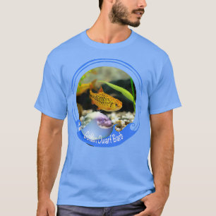 Camiseta Pescado acuático Golden Dwarb Barb