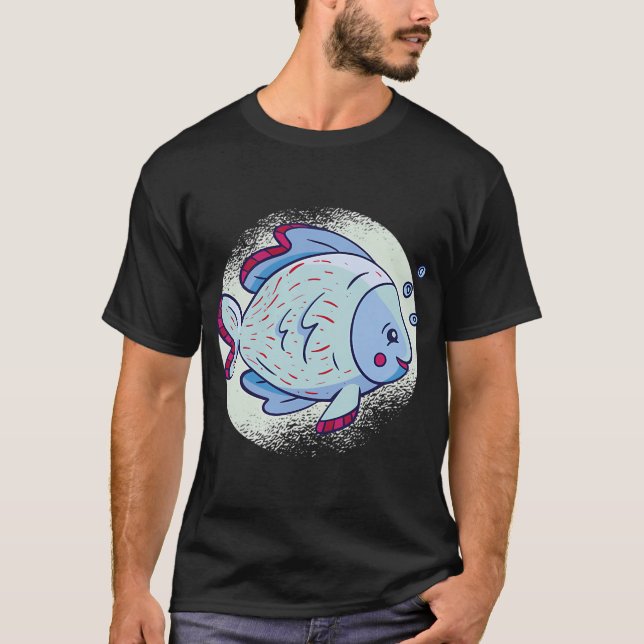 Camiseta pescado adorable (Anverso)