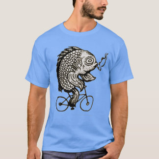 Camiseta Pescado ahumado en bicicleta