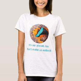 Camiseta Pescado anemónico "¡También es mi planeta!" Camise