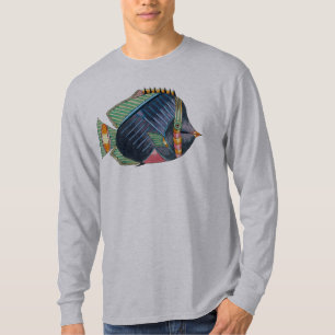 Camiseta Pescado ángel a rayas