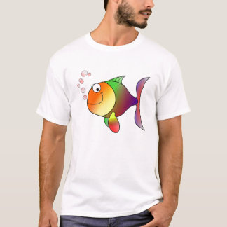 Camiseta Pescado arco iris