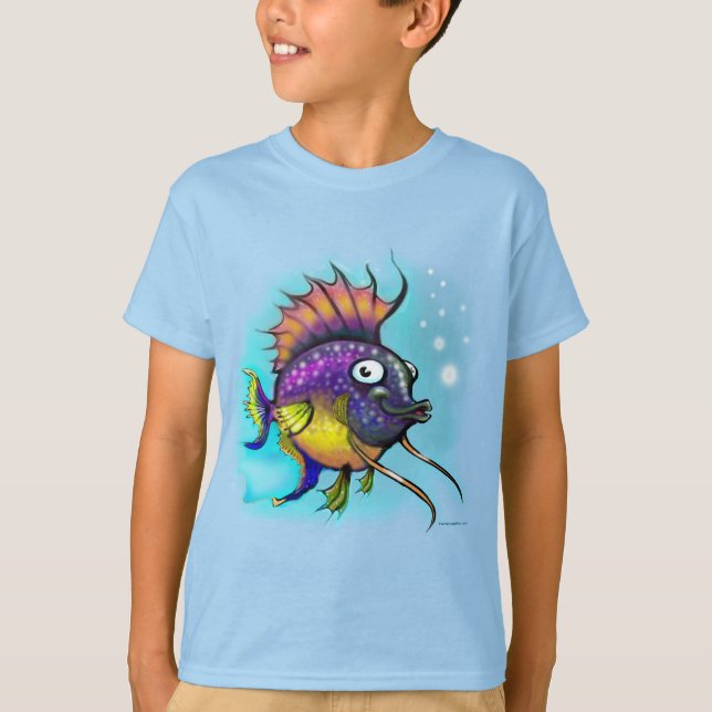 Camiseta Pescado arco iris (Anverso)