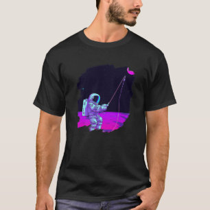 Camiseta Pescado Astronauta Pescador Espacial Océano Atlánt
