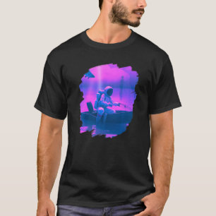 Camiseta Pescado Astronauta Pescador Espacial Océano Atlánt