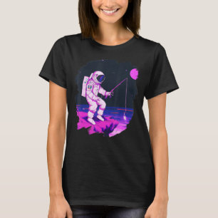 Camiseta Pescado Astronauta Pescador Espacial Océano Atlánt