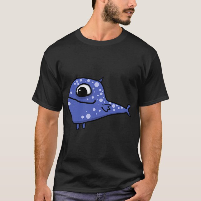 Camiseta pescado azul (Anverso)