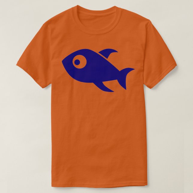 Camiseta Pescado azul 16 (Diseño del anverso)
