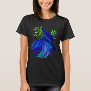 Camiseta Pescado azul siamés