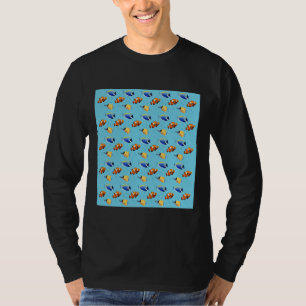 Camiseta Pescado Azul Tang Y Pescado De Conejo Activo