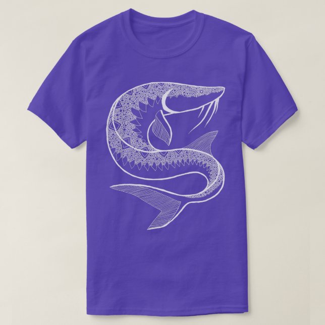 Camiseta Pescado blanco de esturión (Diseño del anverso)