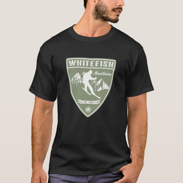 Camiseta Pescado blanco Montana (Anverso)