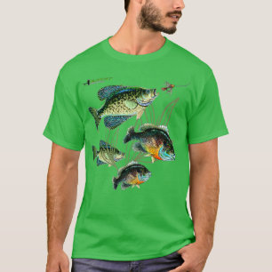 Camiseta Pescado brasero de aleta azul enredadera mosca neg