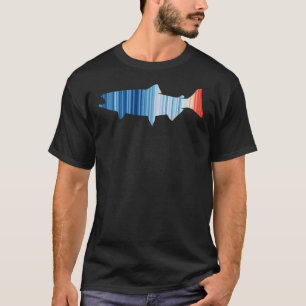 Camiseta Pescado - Cambio climático y caldo; Tempera de cal