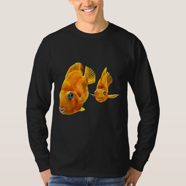 Camiseta Pescado Cichlid Par Aquarium Peces (Anverso)