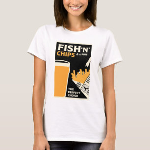 Camiseta Pescado Clásico Y Chips