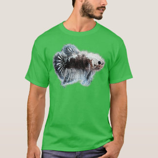 Camiseta Pescado combativo de los samurái negros