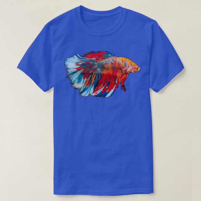 Camiseta Pescado combativo siamés 10 (Diseño del anverso)