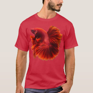 Camiseta Pescado combativo siamés 11