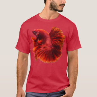 Camiseta Pescado combativo siamés 11