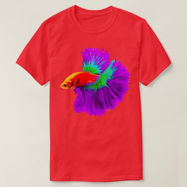 Camiseta Pescado combativo siamés 30 (Diseño del anverso)