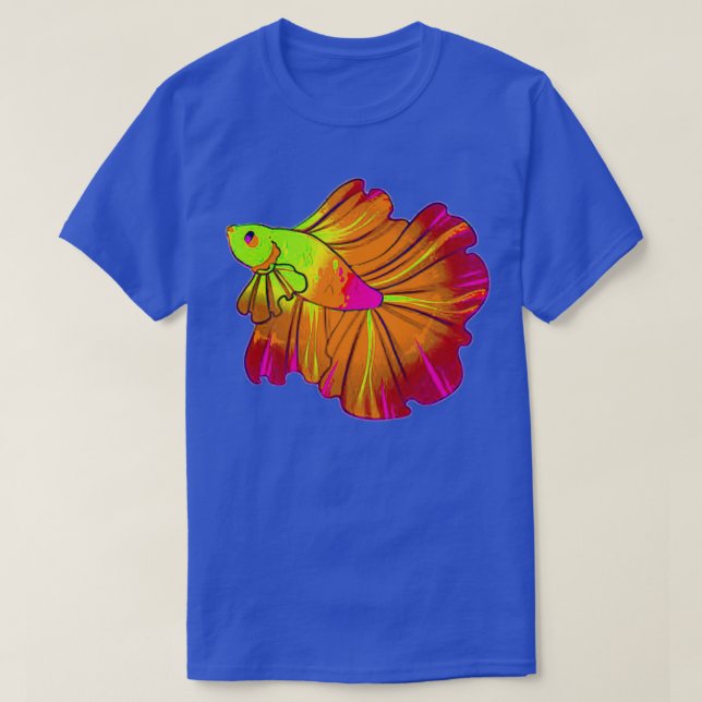 Camiseta Pescado combativo siamés 39 (Diseño del anverso)