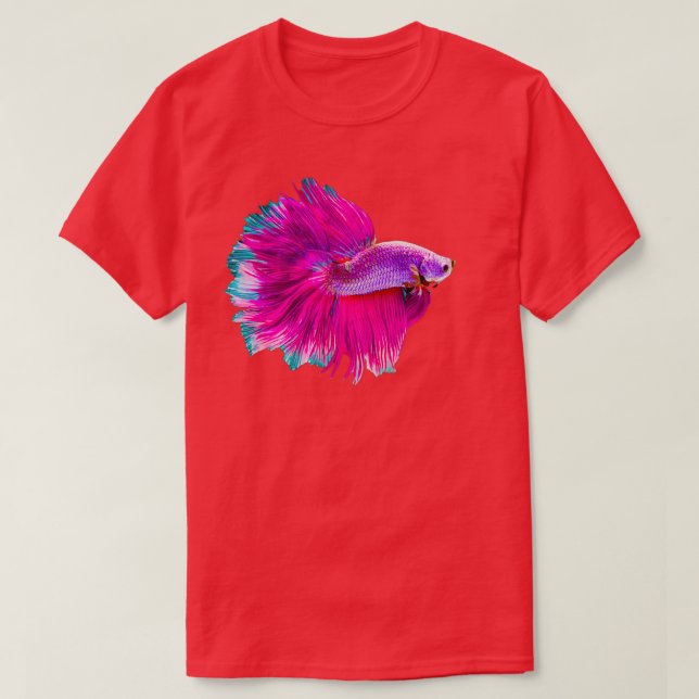 Camiseta Pescado combativo siamés 40 (Diseño del anverso)