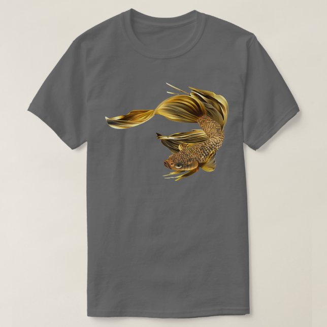 Camiseta Pescado combativo siamés 5 (Diseño del anverso)