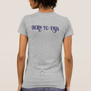 Camiseta Pescado con logotipo Nacido en peces