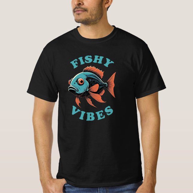 Camiseta Pescado con pepitas - Pescado divertido (Anverso)