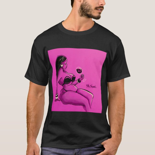CAMISETA PESCADO CON VINO (Anverso)